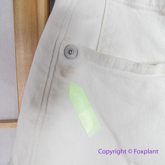 NEW Madewell The Perfect Vintage Wide-Leg Crop Jean‎ Tile White, 27 - Picture 8 of 16